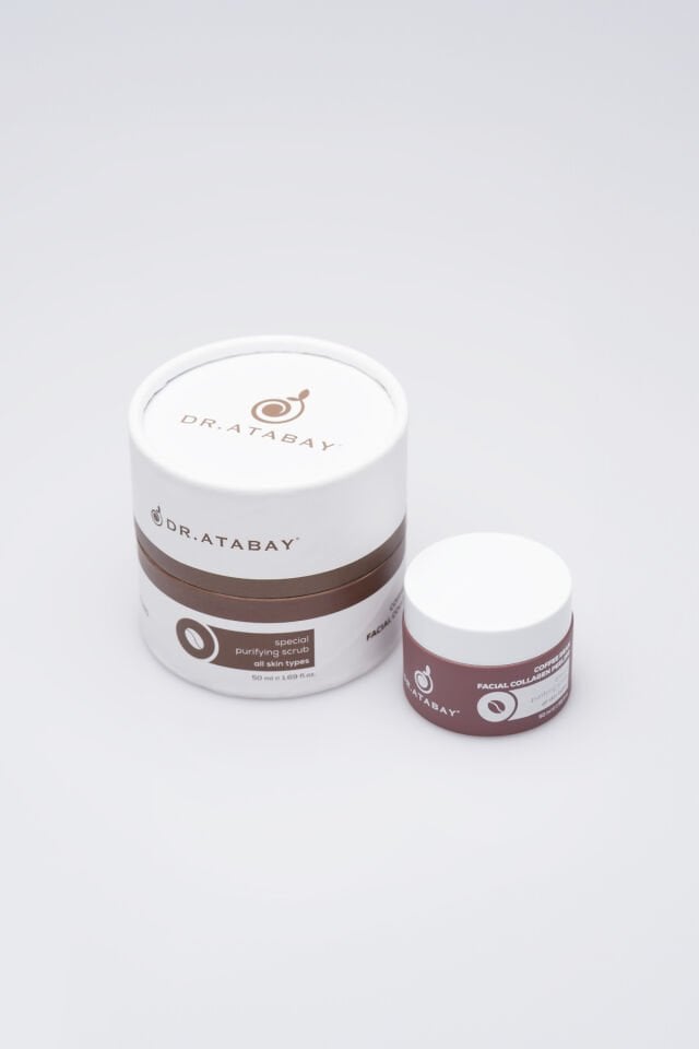 Dr Atabay Kolajenli Kahve Çekirdeği Yüz Peeling (50 ml) / Coffee Bean Facial Collagen Peeling (50 ml)