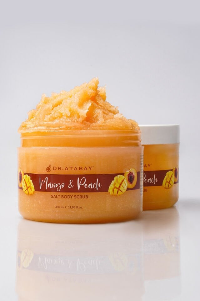 Dr. Atabay Mango&Şeftali Tuz Vücut Peelingi (350 ml)/Dr. Atabay Mango&Peach Salt Body Scrub (350 ml)