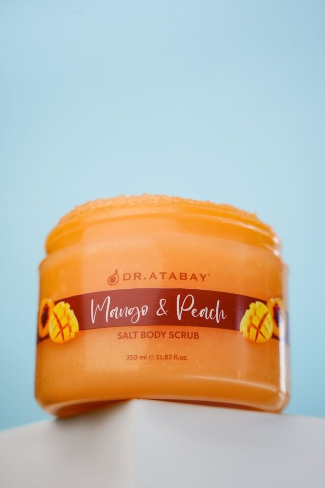 Dr. Atabay Mango&Şeftali Tuz Vücut Peelingi (350 ml)/Dr. Atabay Mango&Peach Salt Body Scrub (350 ml)