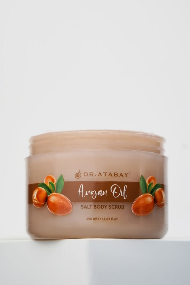 Dr. Atabay Argan Yağ Tuz Vücut Peelingi (350 Ml) / Dr. Atabay Argan Oil Salt Body Scrub (350 Ml)