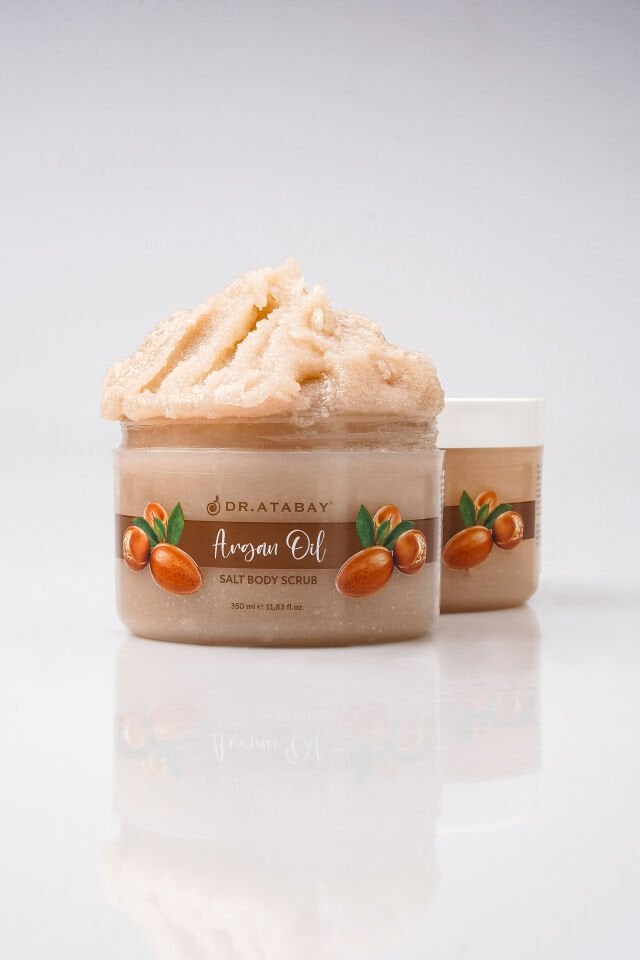 Dr. Atabay Argan Yağ Tuz Vücut Peelingi (350 Ml) / Dr. Atabay Argan Oil Salt Body Scrub (350 Ml)