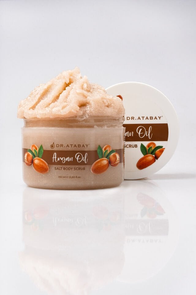 Dr. Atabay Argan Yağ Tuz Vücut Peelingi (350 Ml) / Dr. Atabay Argan Oil Salt Body Scrub (350 Ml)